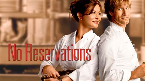 Where to watch no reservations - Romance. Released: 2007. 6.4 / 10. 6.3 / 10. Rated: PG. Director: Scott Hicks. Cast: Catherine Zeta-Jones, Aaron Eckhart, Abigail Breslin, Patricia Clarkson. Master chef Kate Armstrong runs her life and her kitchen with intimidating intensity. However, a recipe for disaster may be in the works when she becomes the guardian of her young niece ...